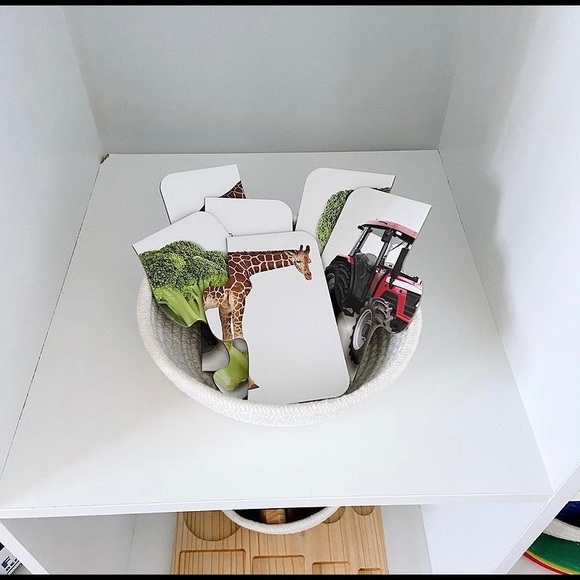 Three Montessori rope treasure baskets - 3 sizes - Picture 10 of 12